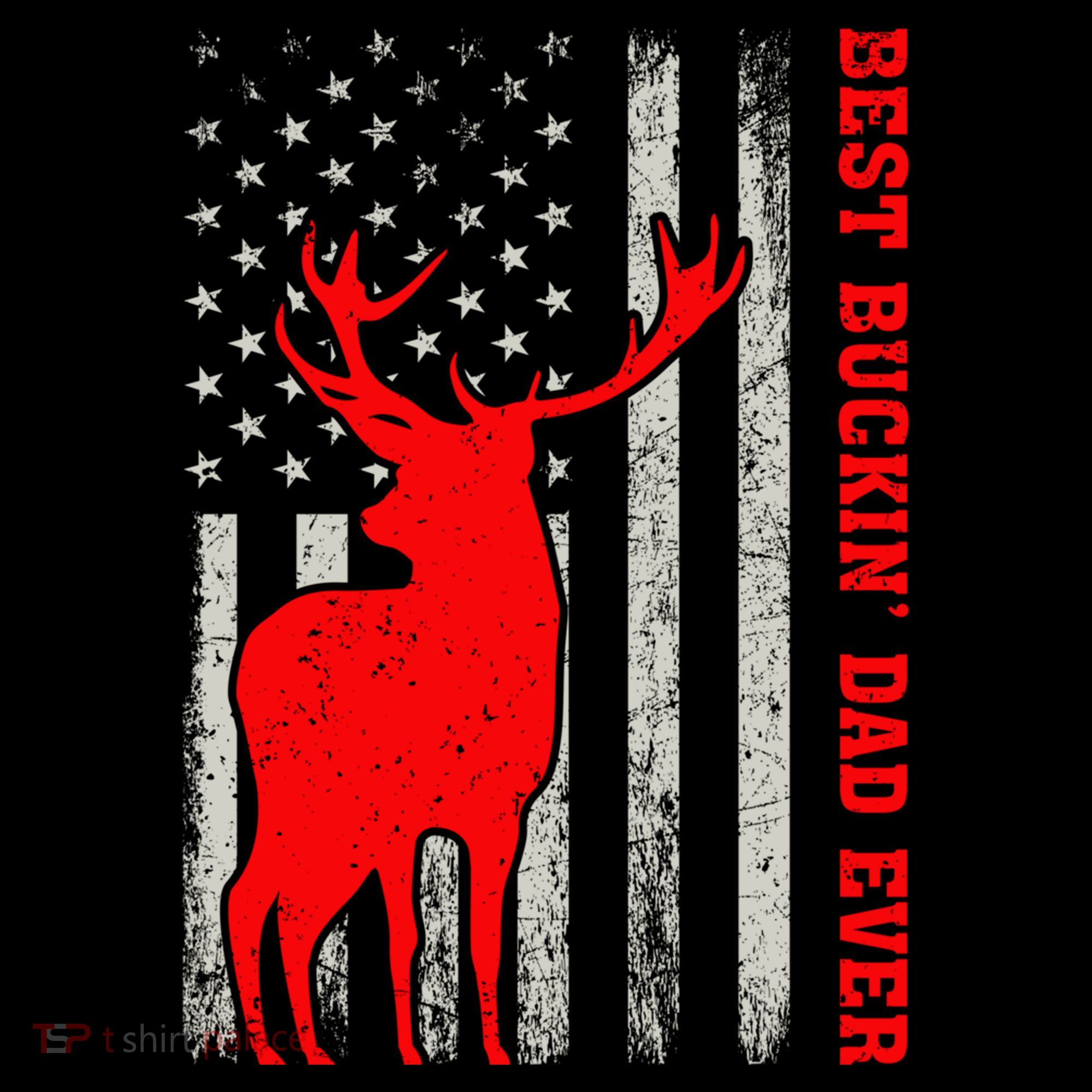American Flag Best Buckin Dad Ever Deer Hunting Fathers Day Gift Coffee Mug