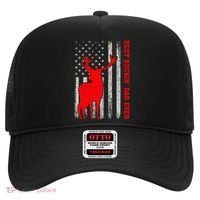 American Flag Best Buckin Dad Ever Deer Hunting Fathers Day Gift Hat thumb 0