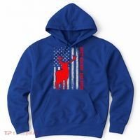 American Flag Best Buckin Dad Ever Deer Hunting Fathers Day Gift Hoodie thumb 0