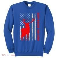 American Flag Best Buckin Dad Ever Deer Hunting Fathers Day Gift Sweatshirt thumb 0