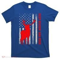 American Flag Best Buckin Dad Ever Deer Hunting Fathers Day Gift T-Shirt thumb 0