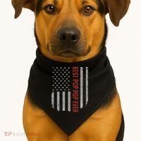 American Flag Best Pop Pop Ever Father's day USA-Made Doggie Bandana thumb 1