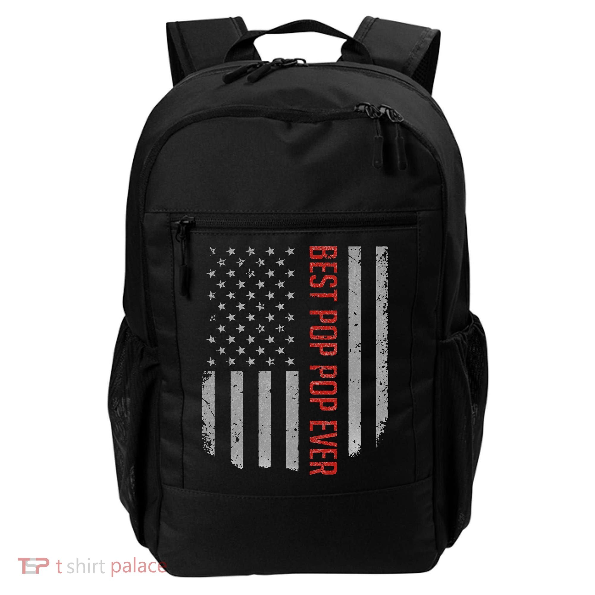 American Flag Best Pop Pop Ever Father's day Backpack