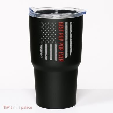 American Flag Best Pop Pop Ever Father's day Tumbler