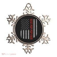American Flag Best Pop Pop Ever Father's day Ornament thumb 0