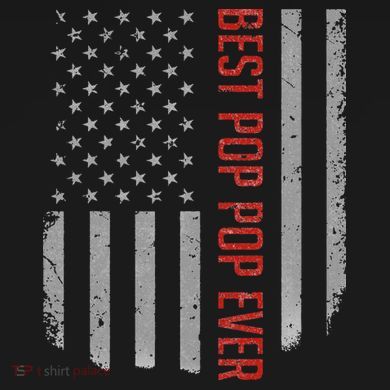 American Flag Best Pop Pop Ever Father's day Baby Bodysuit