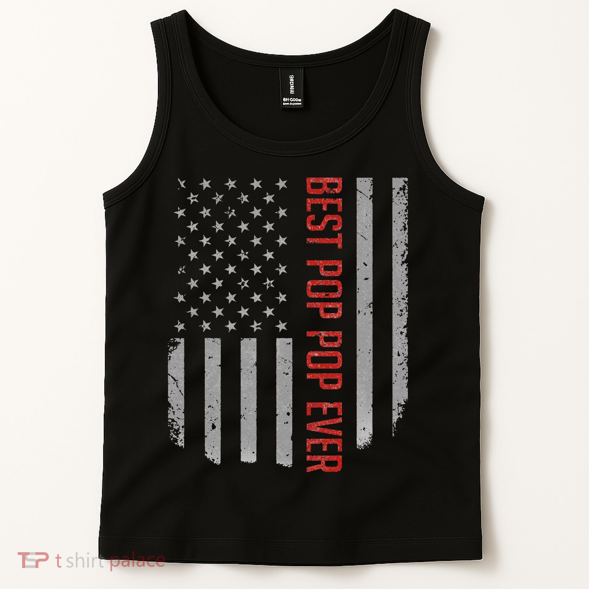 American Flag Best Pop Pop Ever Father's day Tank Top