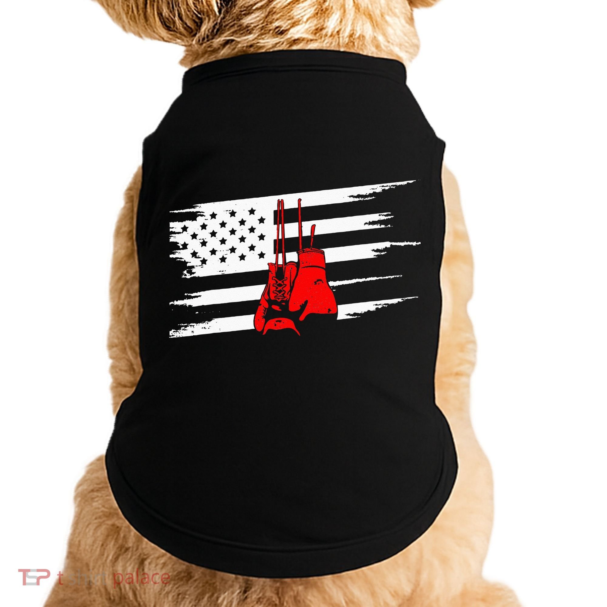 American Flag Boxing Apparel Boxing Doggie Tank