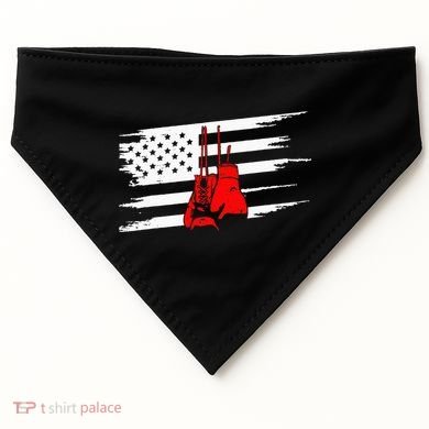 American Flag Boxing Apparel Boxing USA-Made Doggie Bandana