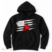 American Flag Boxing Apparel Boxing Hoodie thumb 0