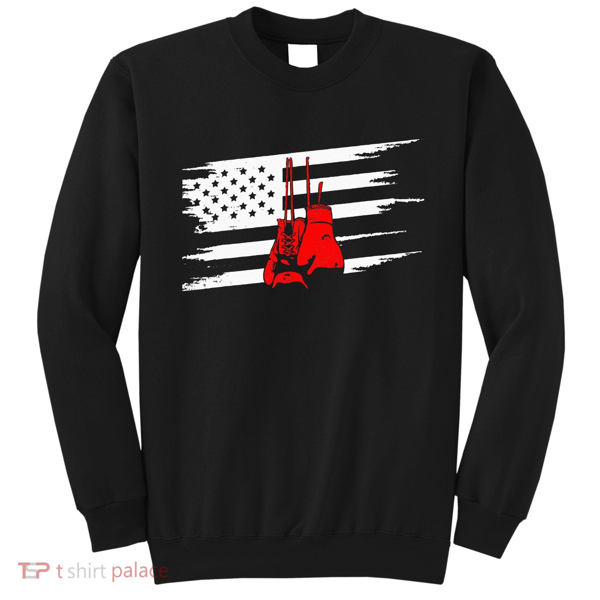 American Flag Boxing Apparel Boxing Sweatshirt