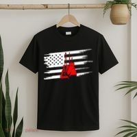 American Flag Boxing Apparel Boxing T-Shirt thumb 2