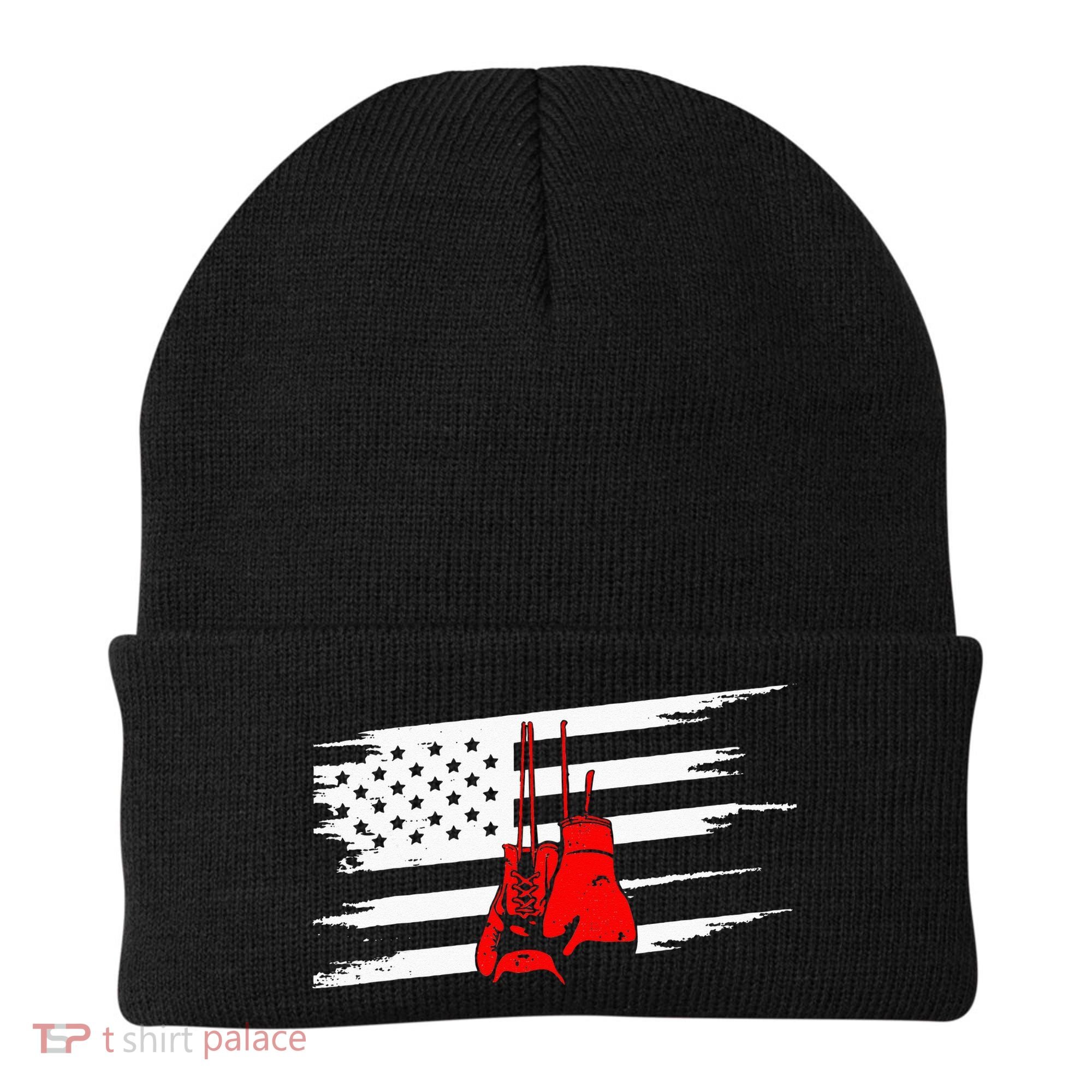 American Flag Boxing Apparel Boxing Beanie