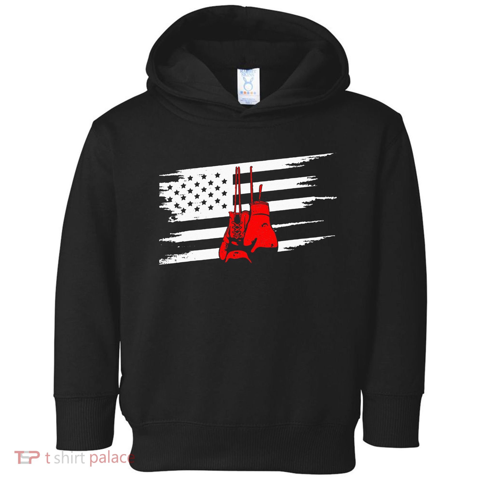 American Flag Boxing Apparel Boxing Toddler Hoodie
