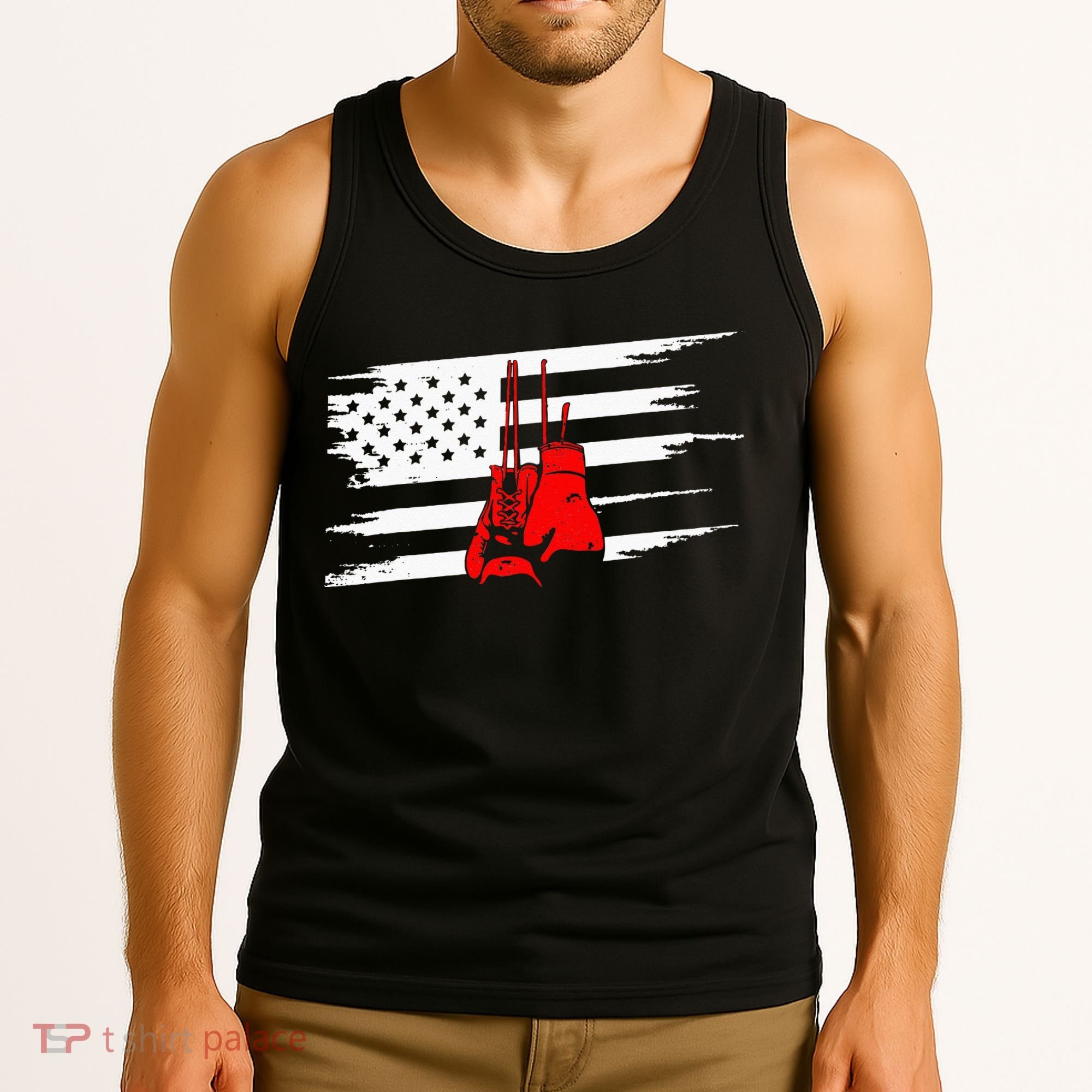 American Flag Boxing Apparel Boxing Tank Top