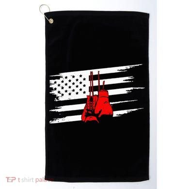 American Flag Boxing Apparel Boxing Golf Towel