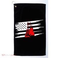 American Flag Boxing Apparel Boxing Golf Towel thumb 0