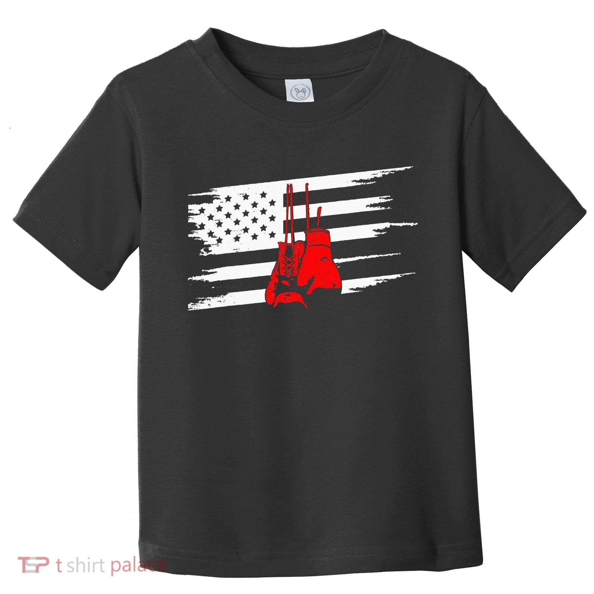 American Flag Boxing Apparel Boxing Toddler T-Shirt