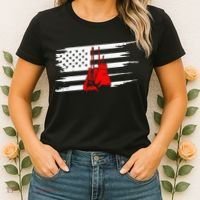 American Flag Boxing Apparel Boxing Women's T-Shirt thumb 2