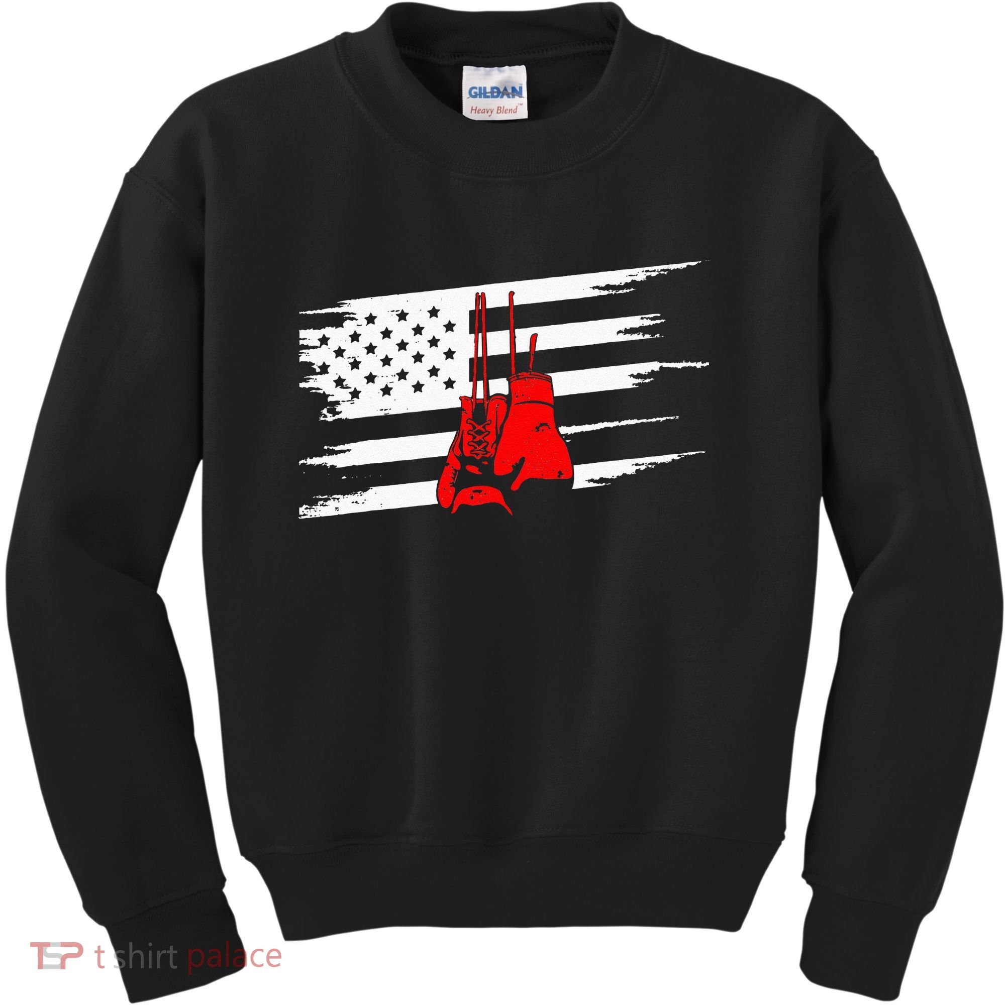 American Flag Boxing Apparel Boxing Kids Sweatshirt