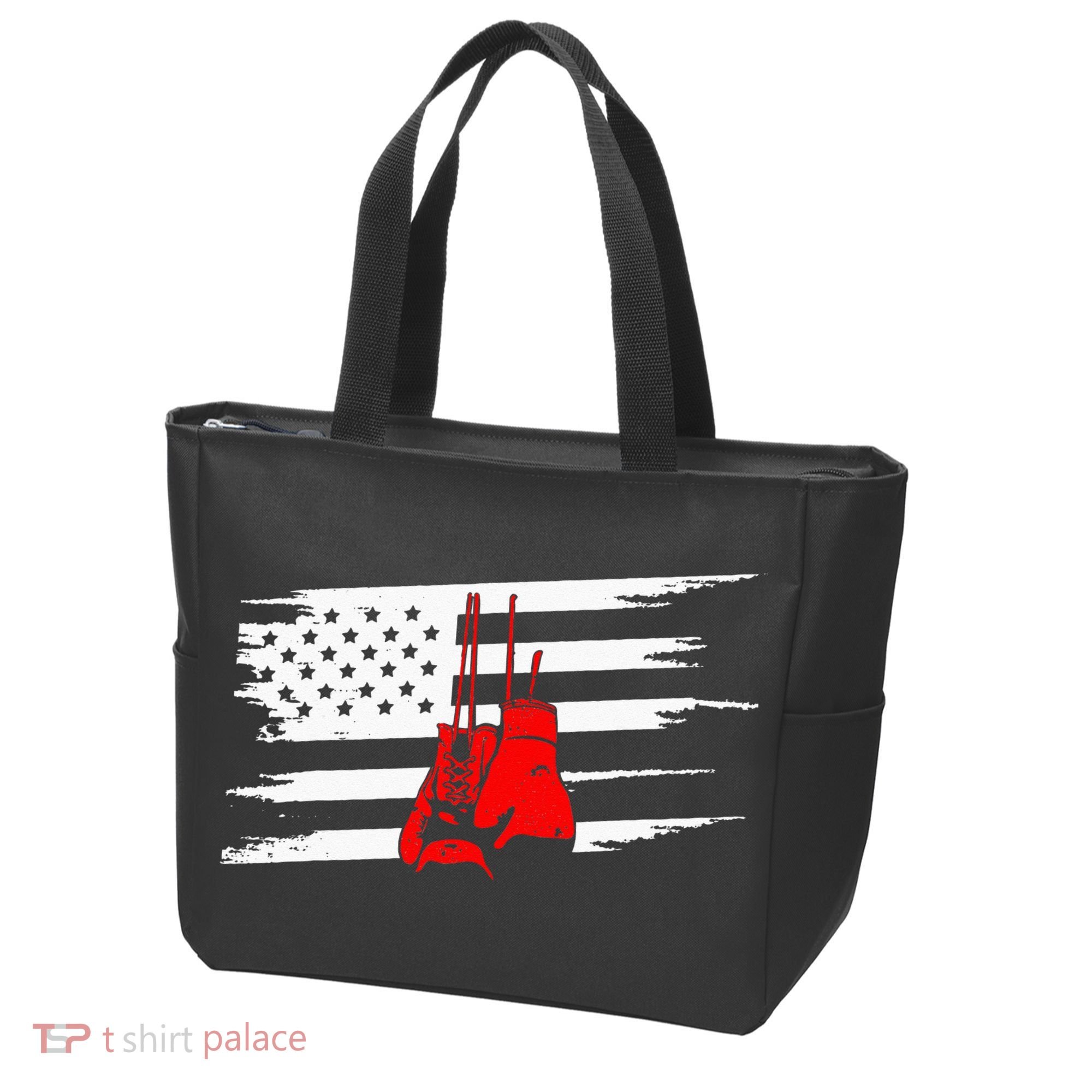 American Flag Boxing Apparel Boxing Tote Bag