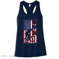 American Flag Bmx Racing Extreme Sport Riding Cool Bike Ride Women's Tank Top thumb 0