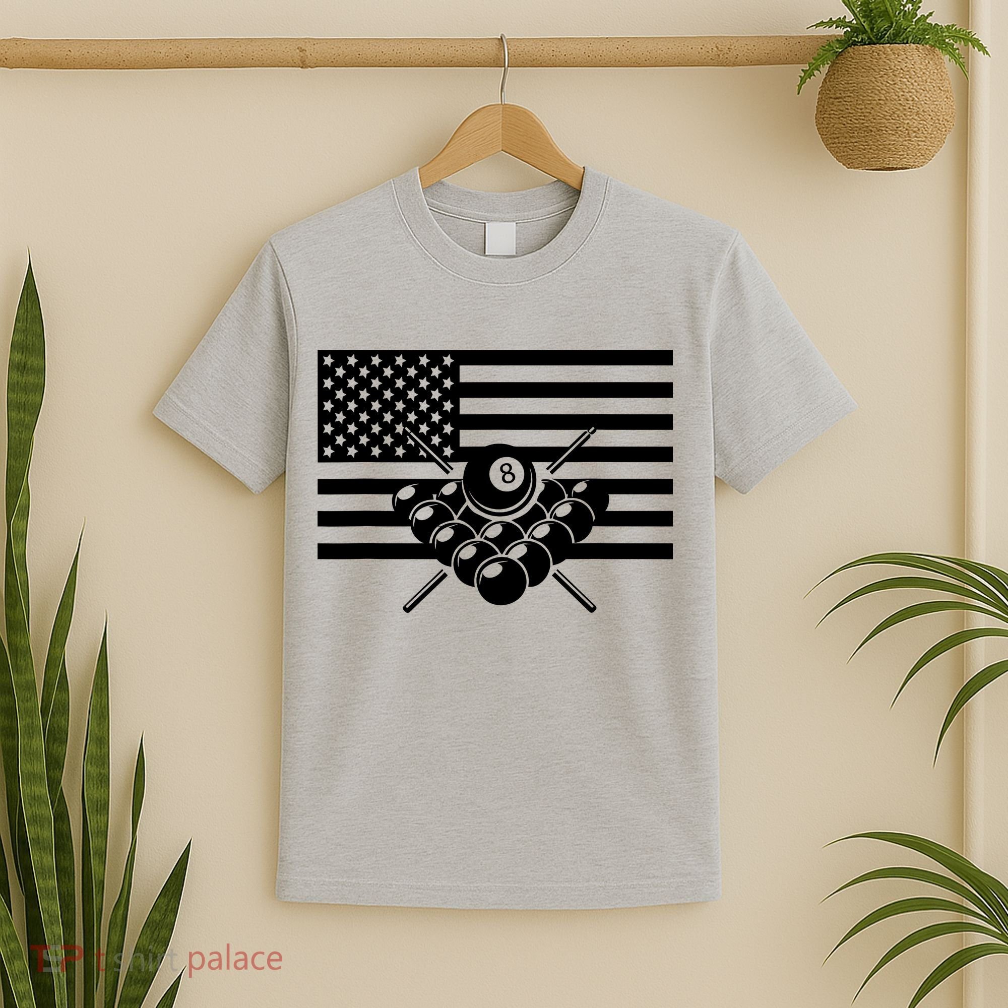 American Flag Billiards Billiards T-Shirt