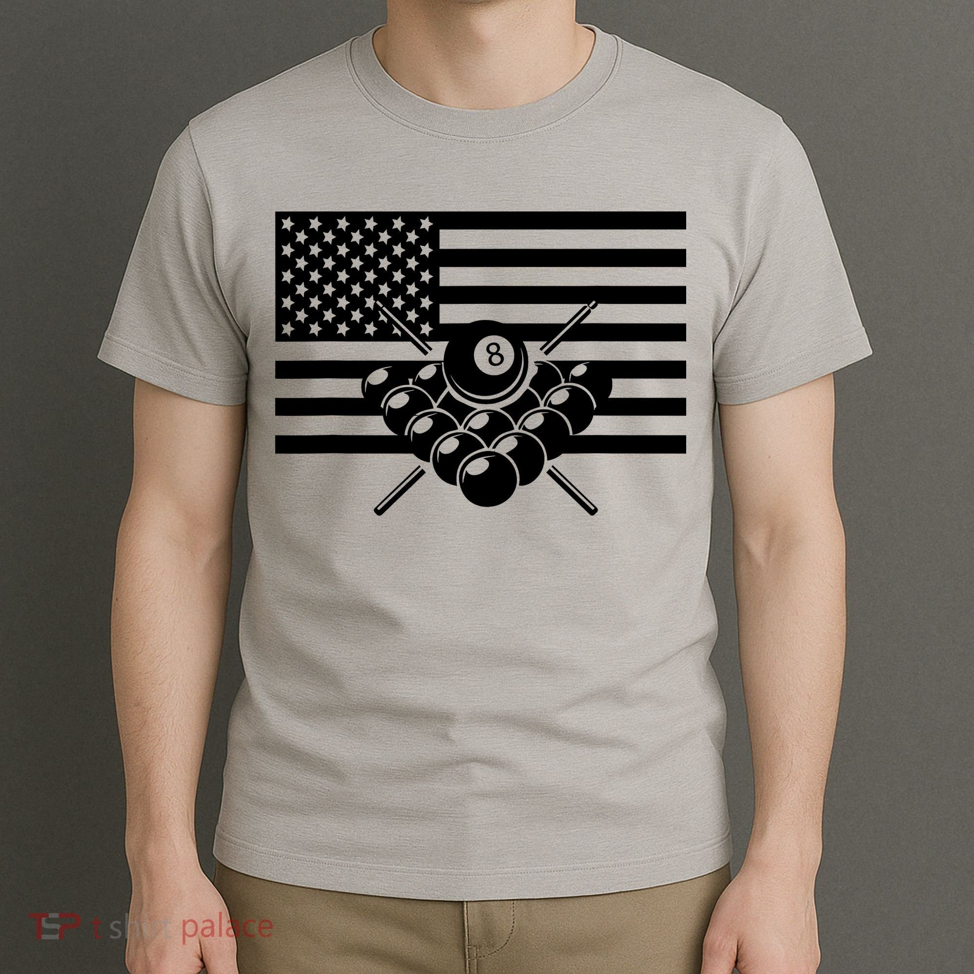 American Flag Billiards Billiards T-Shirt