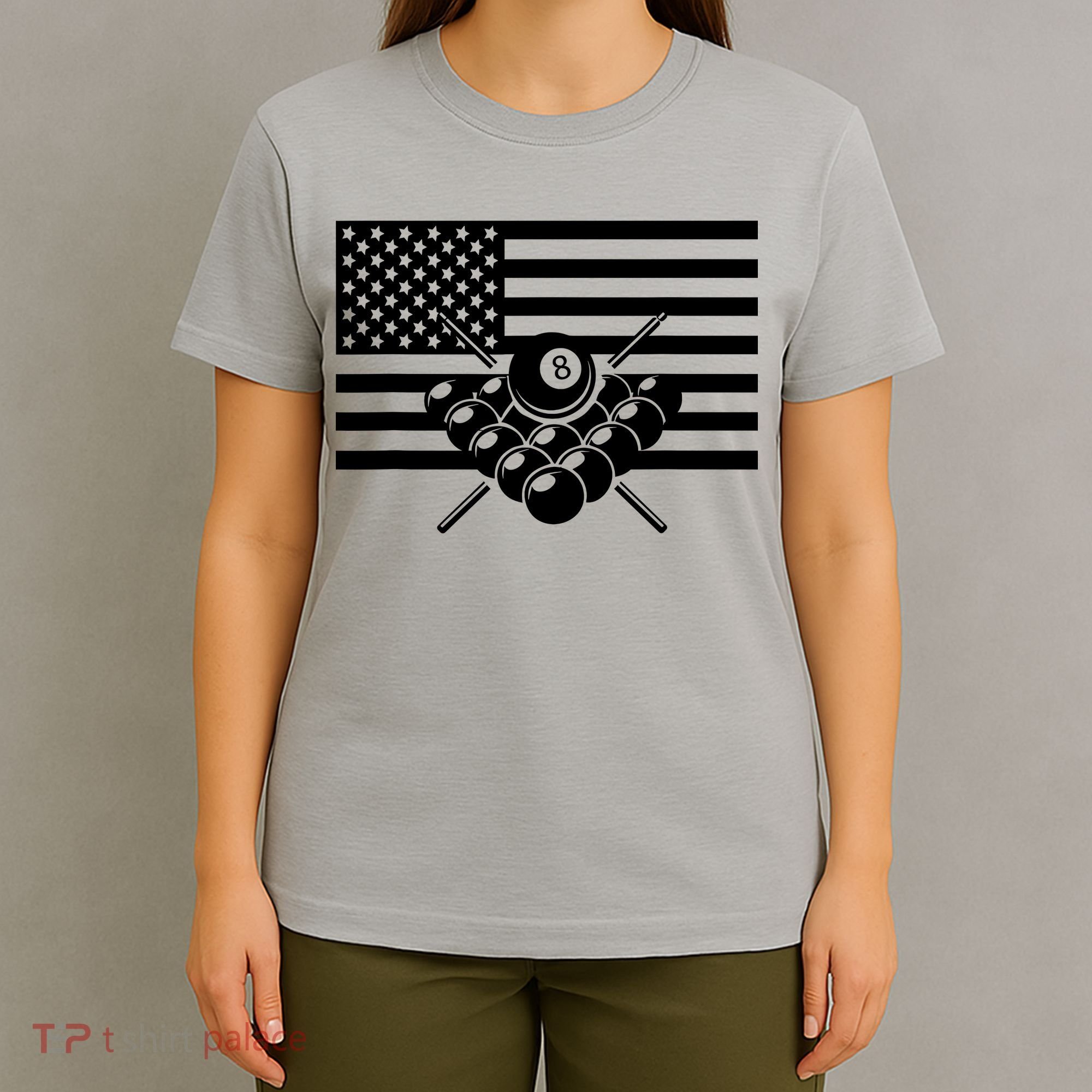 American Flag Billiards Billiards T-Shirt
