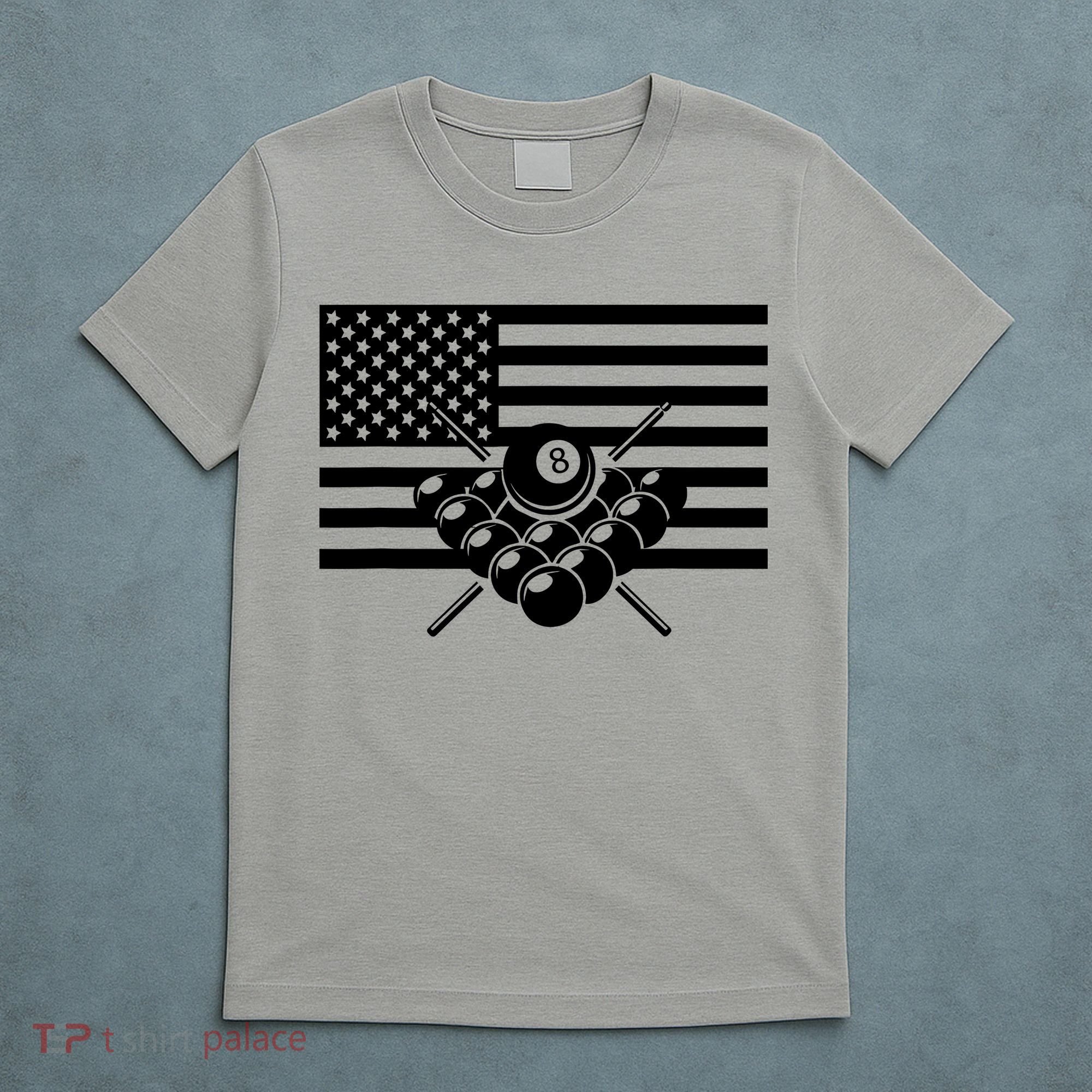 American Flag Billiards Billiards T-Shirt