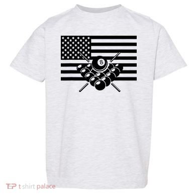 American Flag Billiards Billiards Toddler T-Shirt