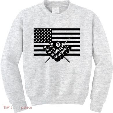 American Flag Billiards Billiards Kids Sweatshirt