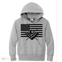 American Flag Billiards Billiards Kids Hoodie thumb 0