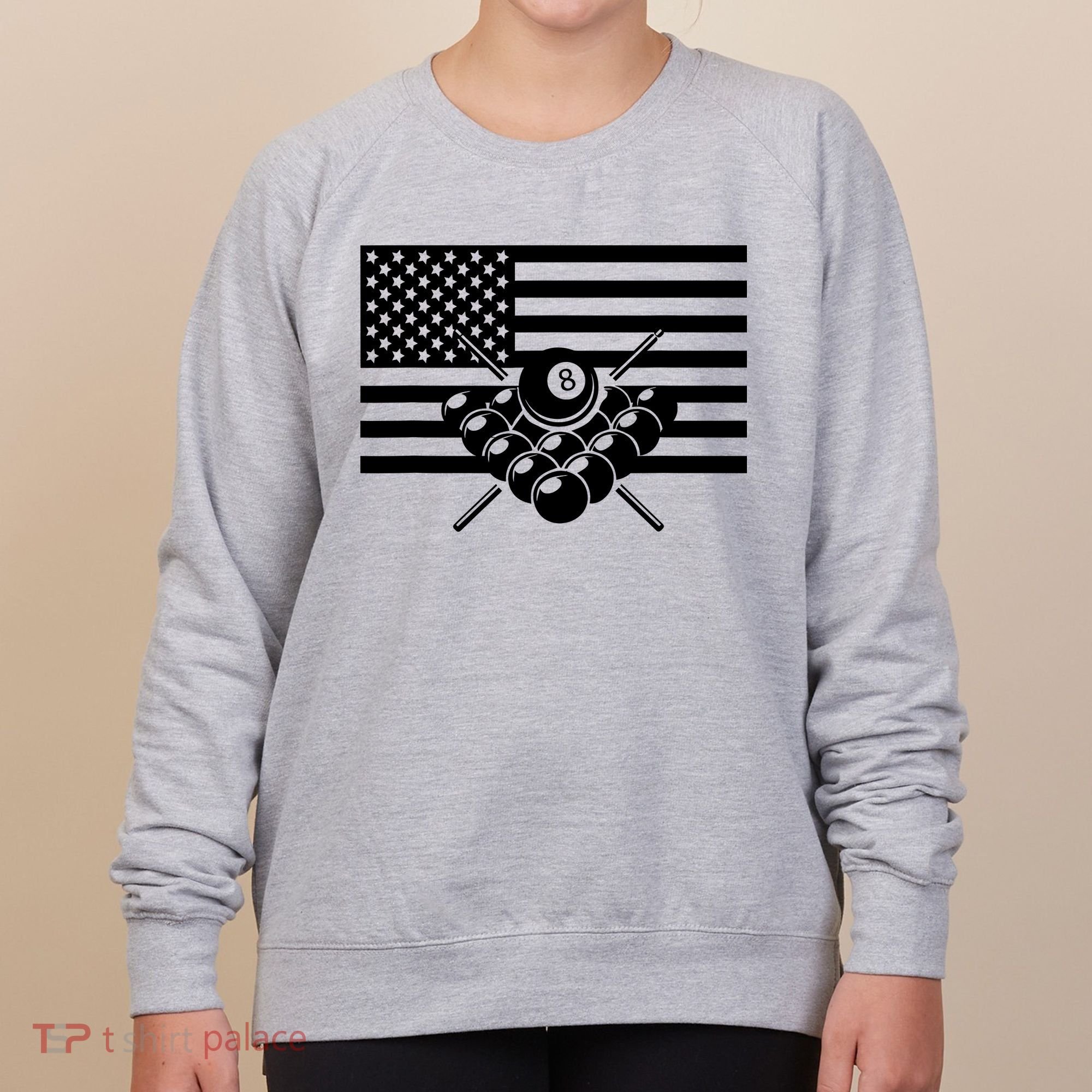 American Flag Billiards Billiards Women's Sweatshirt