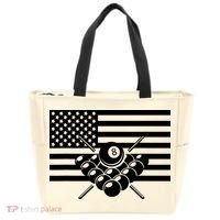 American Flag Billiards Billiards Tote Bag thumb 0