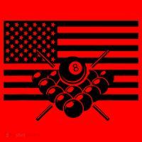 American Flag Billiards Billiards Santa Hat thumb 1