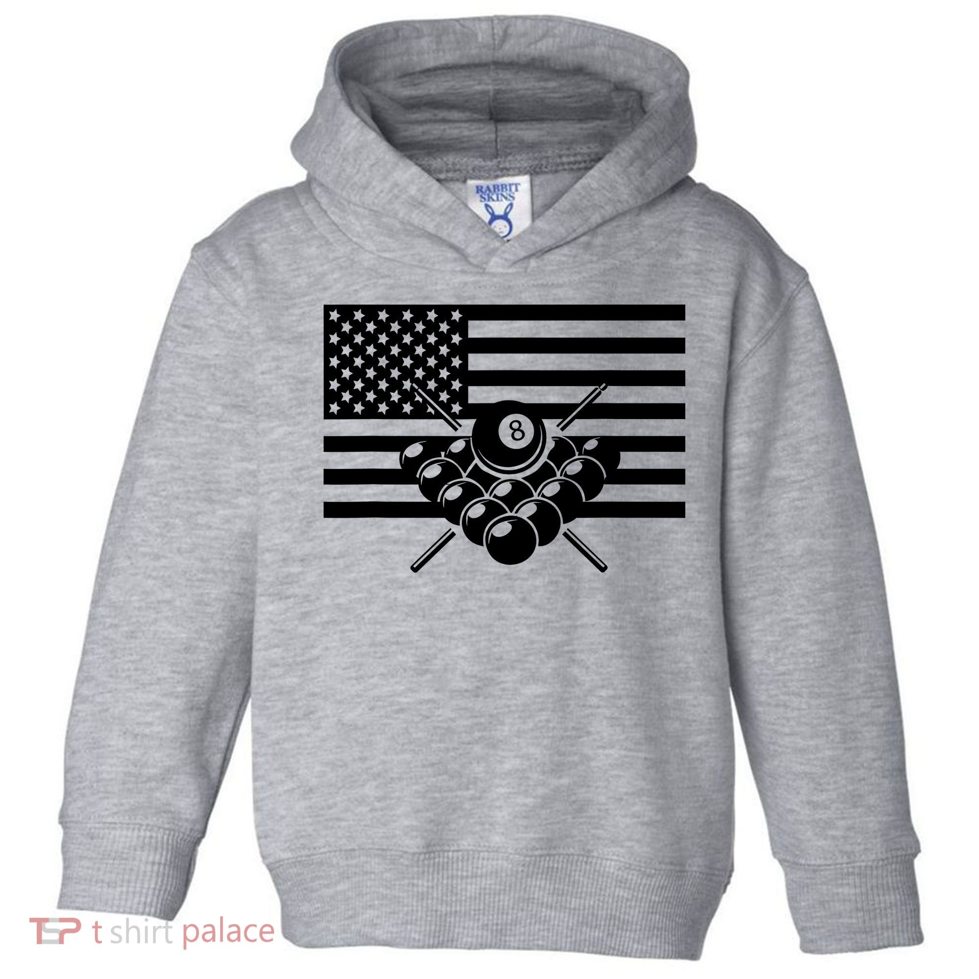 American Flag Billiards Billiards Toddler Hoodie
