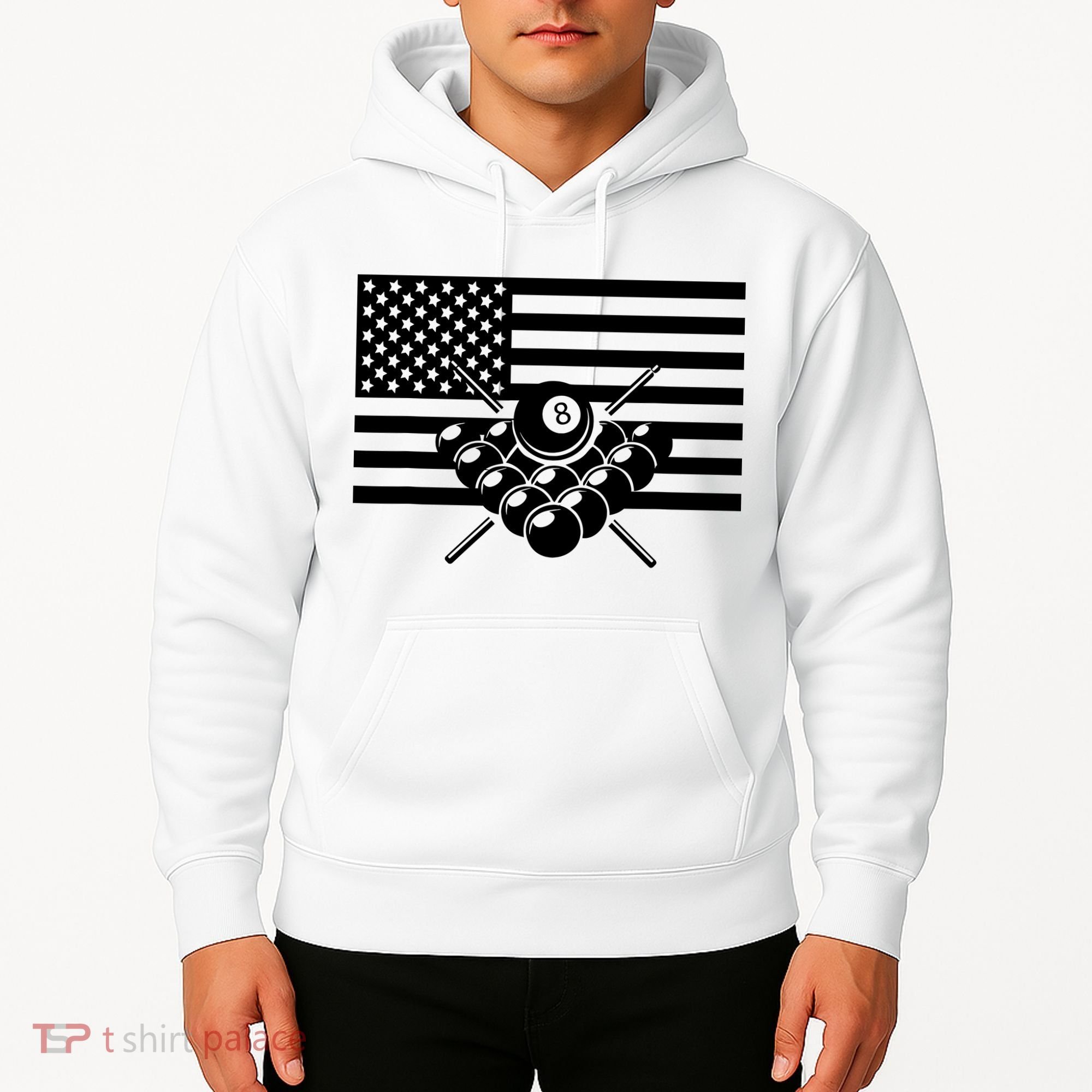 American Flag Billiards Billiards Hoodie