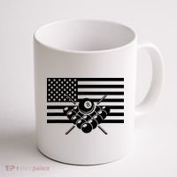 American Flag Billiards Billiards Coffee Mug thumb 1