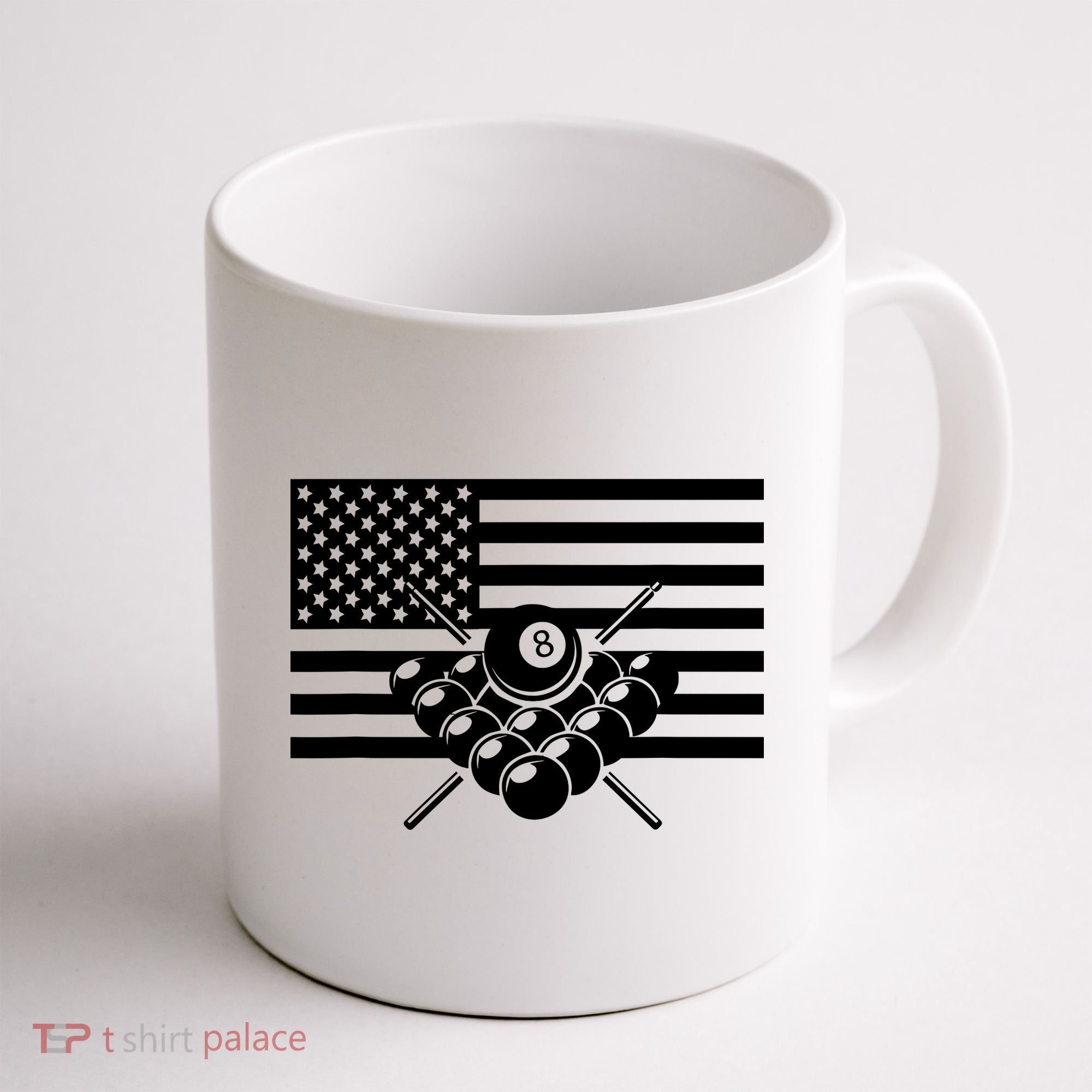 American Flag Billiards Billiards Coffee Mug