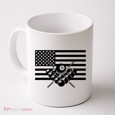 American Flag Billiards Billiards Coffee Mug