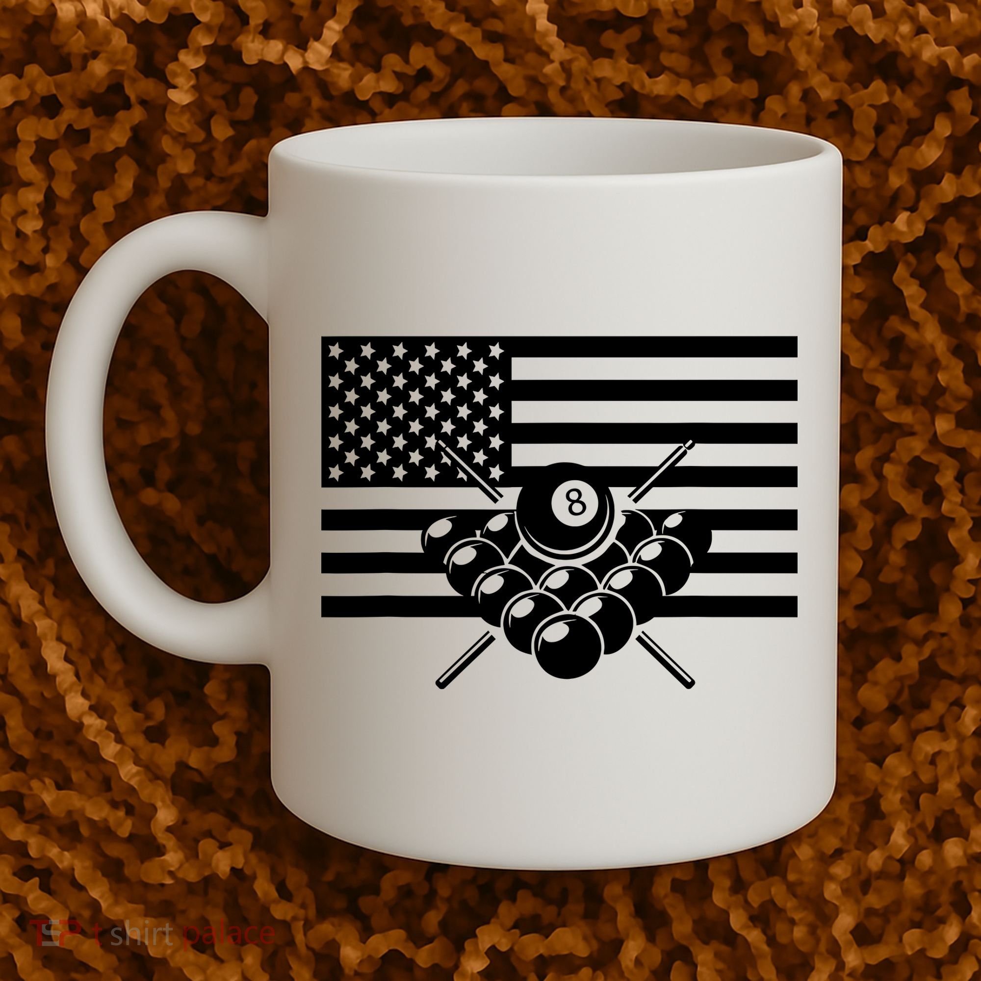 American Flag Billiards Billiards Coffee Mug