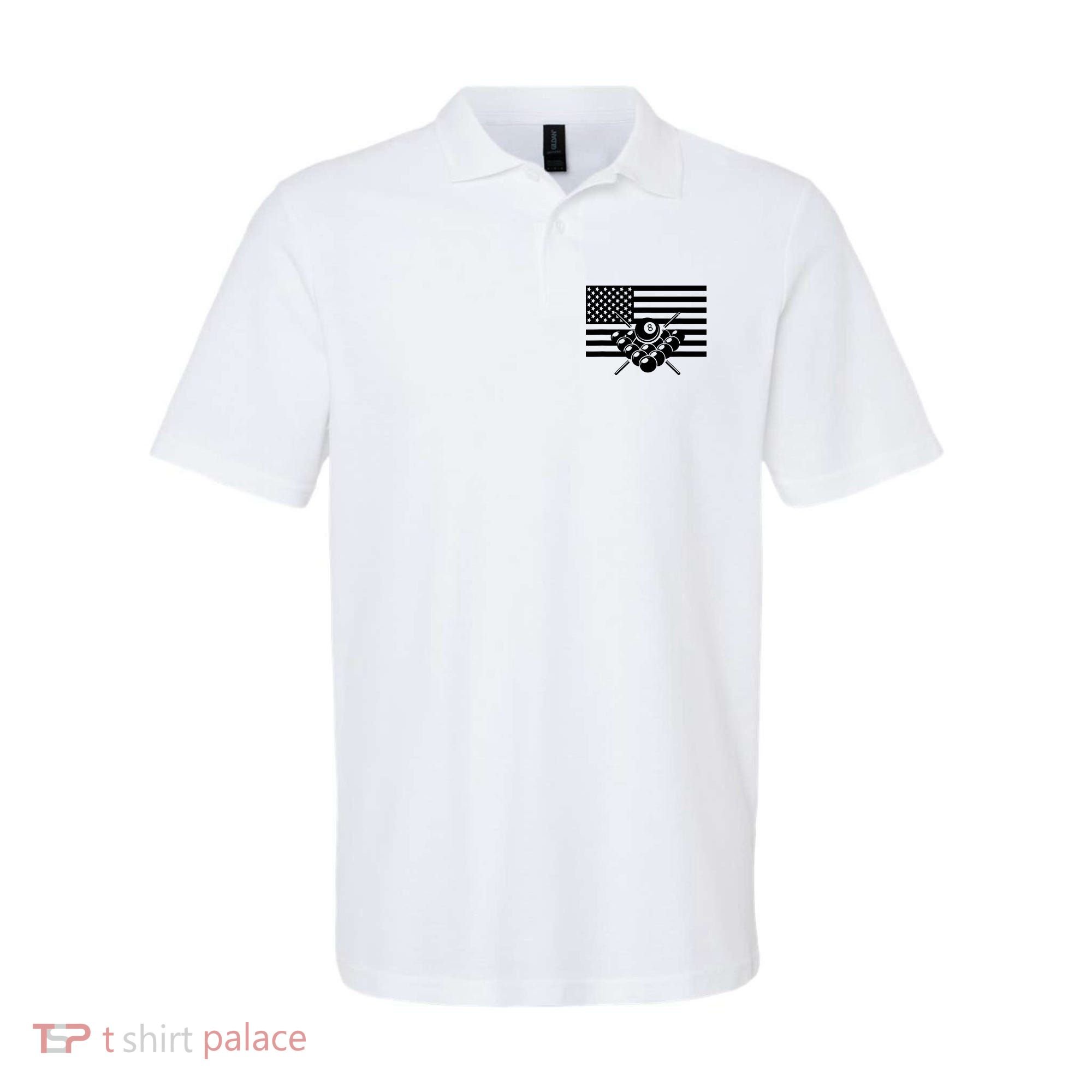 American Flag Billiards Billiards Polo