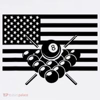 American Flag Billiards Billiards Women's Hoodie thumb 2
