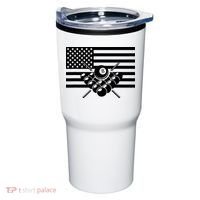 American Flag Billiards Billiards Tumbler thumb 0