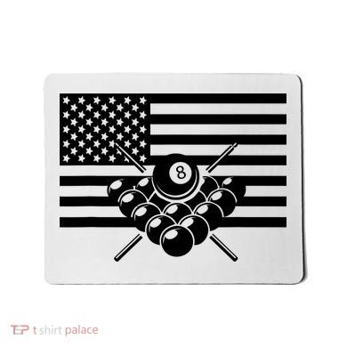 American Flag Billiards Billiards Mousepad