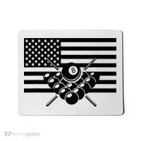 American Flag Billiards Billiards Mousepad thumb 0