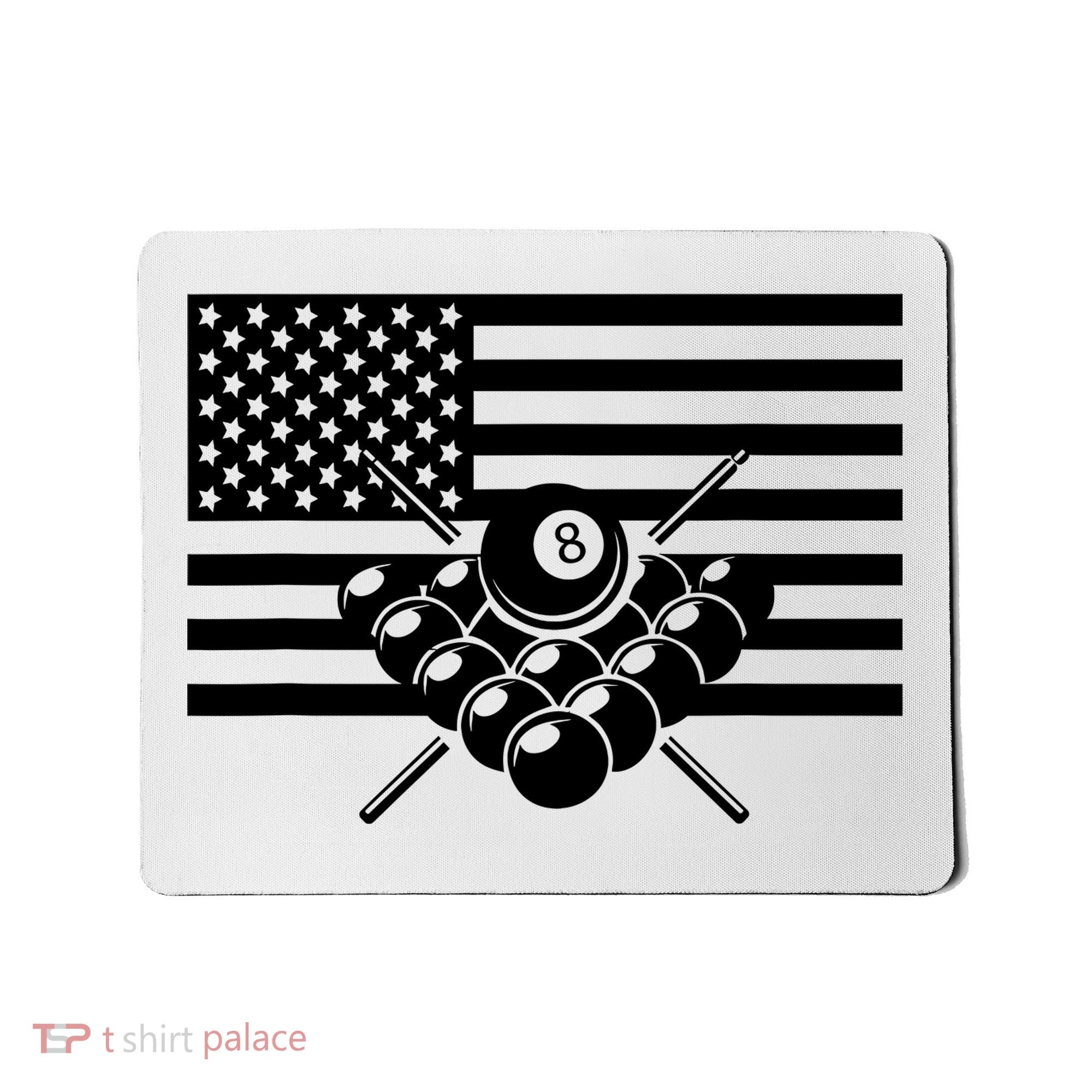 American Flag Billiards Billiards Mousepad
