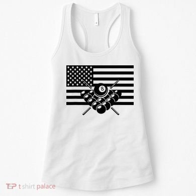 American Flag Billiards Billiards Women's Tank Top