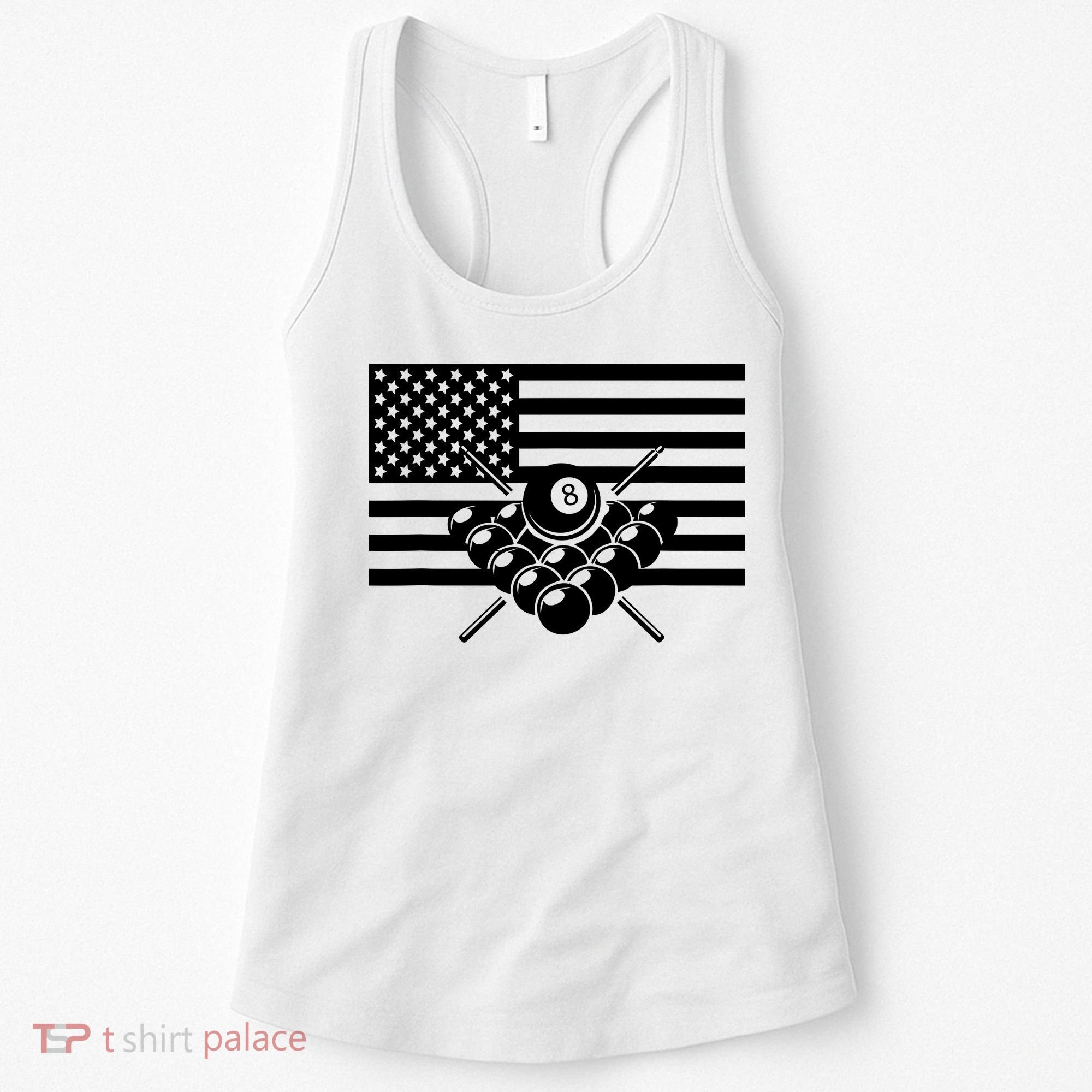 American Flag Billiards Billiards Women's Tank Top